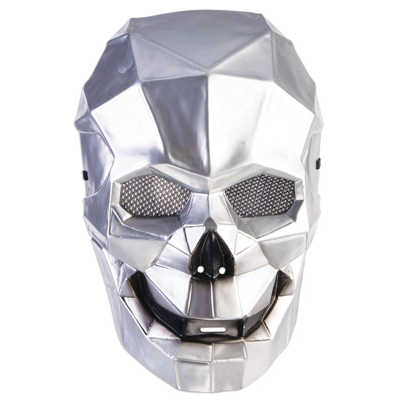 Futuristic cyborg mask