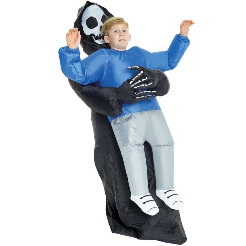 Giant Grim Reaper child costume inflatable