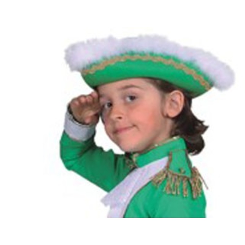 Green carnival hat for children
