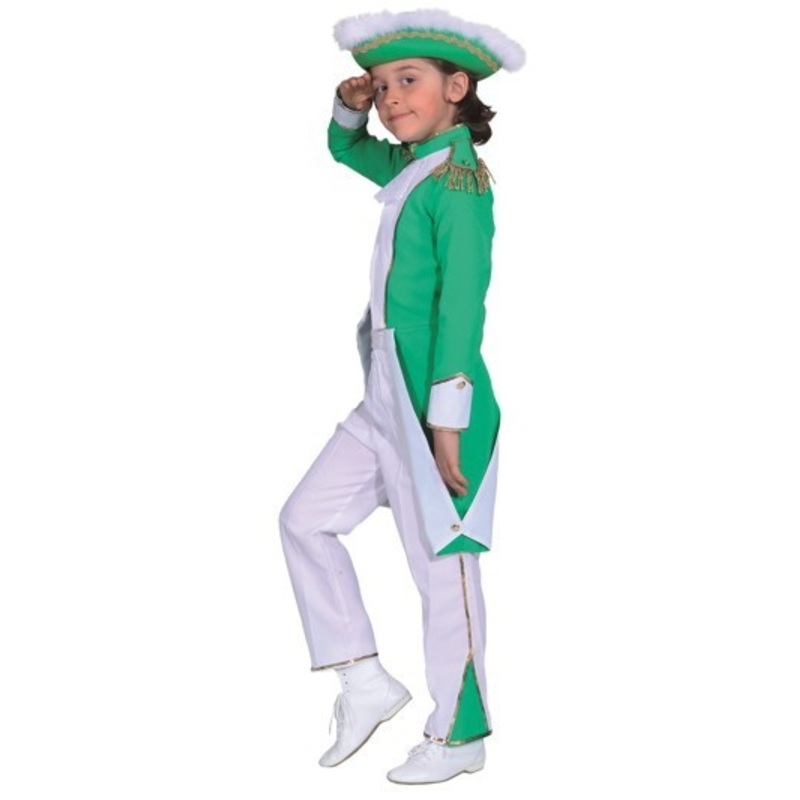 Green Gardemajor child costume 128