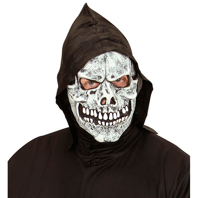Grim reaper mask with hood