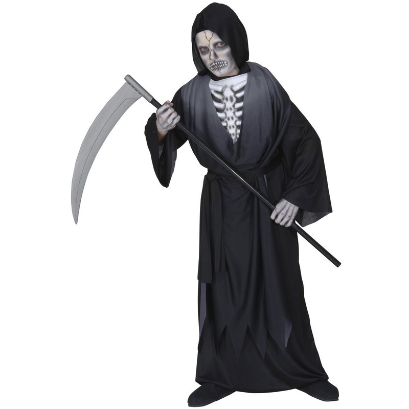 Halloween costume of death grim reaper for kids 128