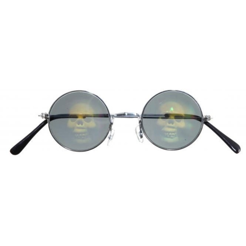 Horror glasses with skull