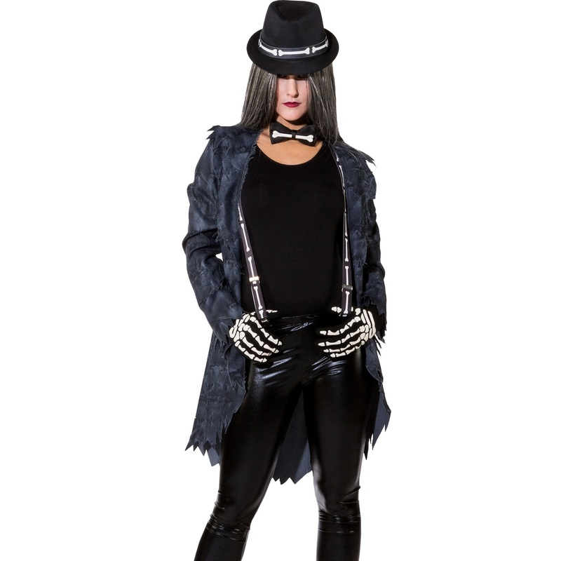 Horror Gothic Skeleton Set 4 pieces