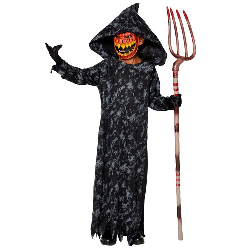 Horror pumpkin costume for children
