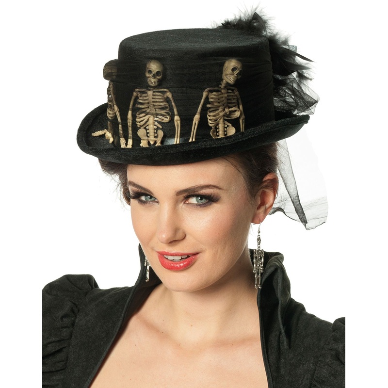 Rattleskeleton hat black