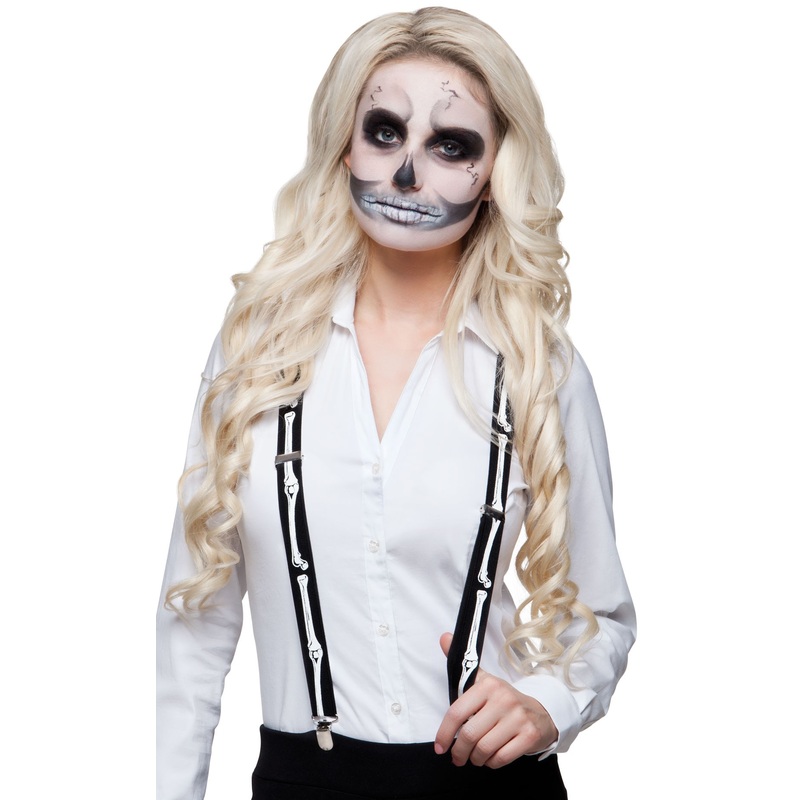 Skeleton braces black and white