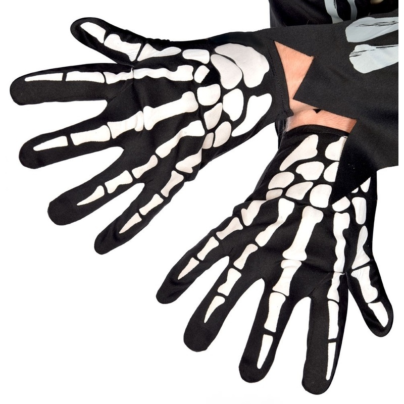 Skeleton gloves for adults