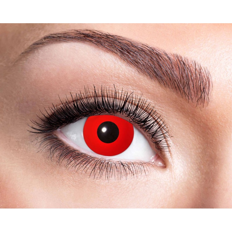 Uni red annual contact lenses
