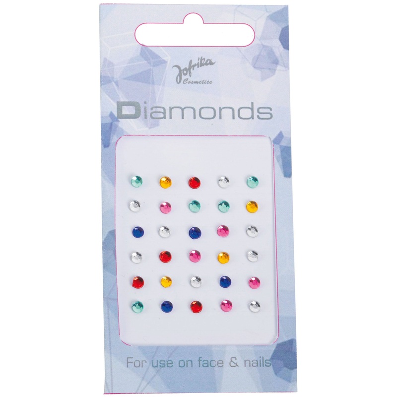 30 brilliant skin and nail jewels self-adhesive