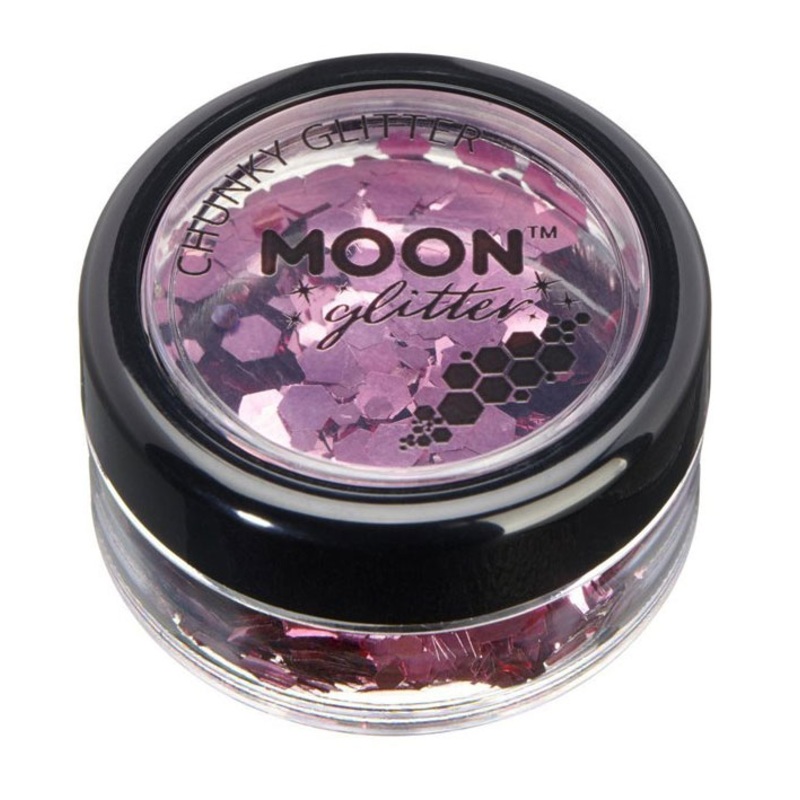 Coarse Chunky Glitter in Pink 3g