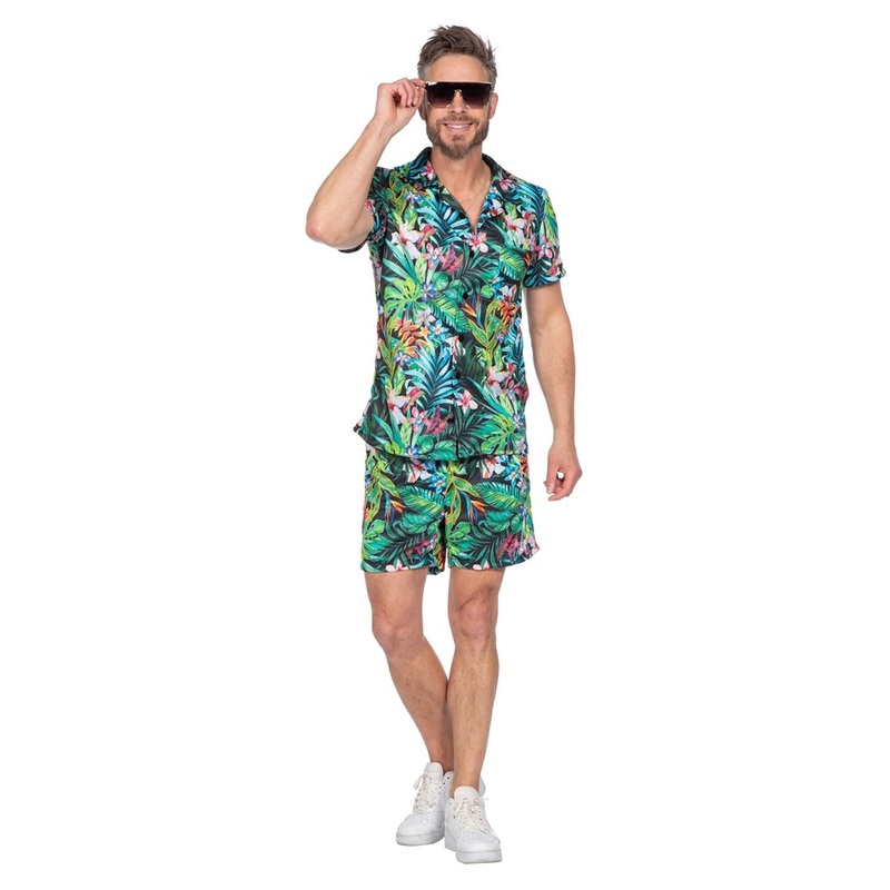 Festival Duo Set Shirt & Shorts for Men S