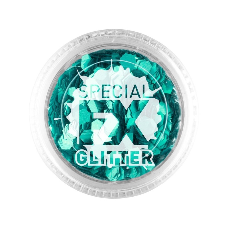 FX Special Glitter Hexagon turquoise 2g