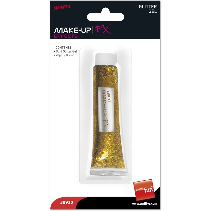 Golden glitter gel 20ml