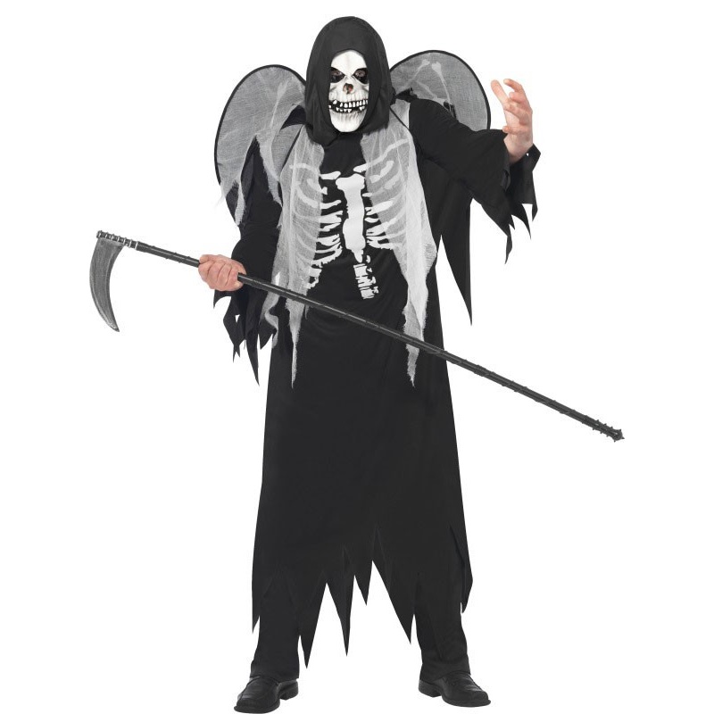 Halloween costume angel of death grim reaper M