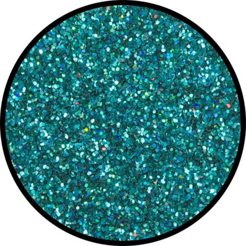 Holographic glitter green