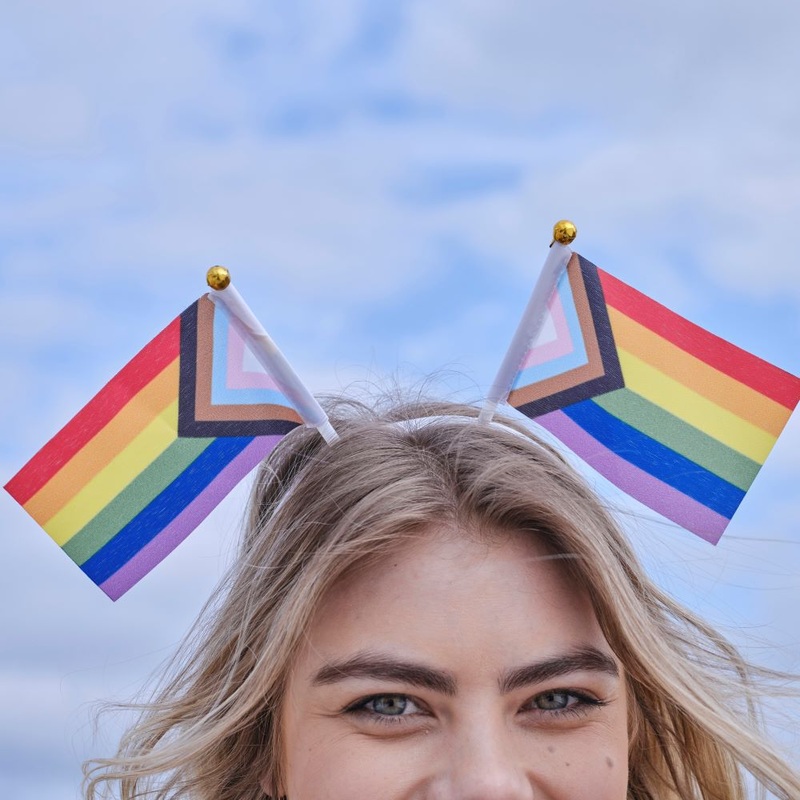 Live in Peace flag headband