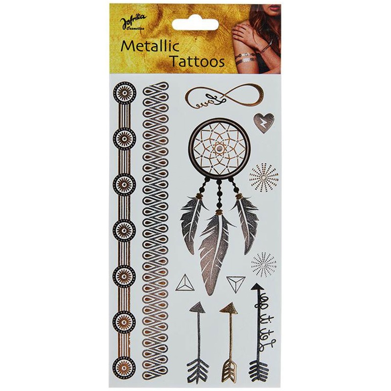 Metallic Indian tattoos