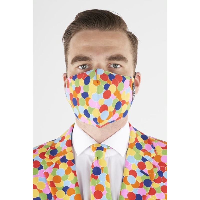 OppoSuits Confetteroni mouth nose mask
