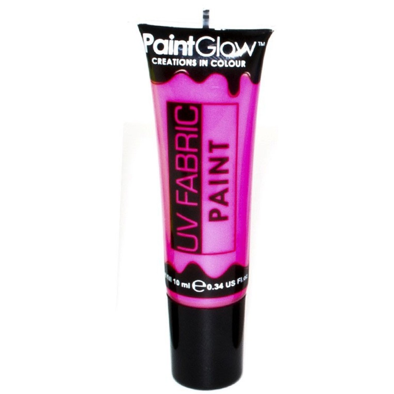 Pink UV fabric paint 10ml