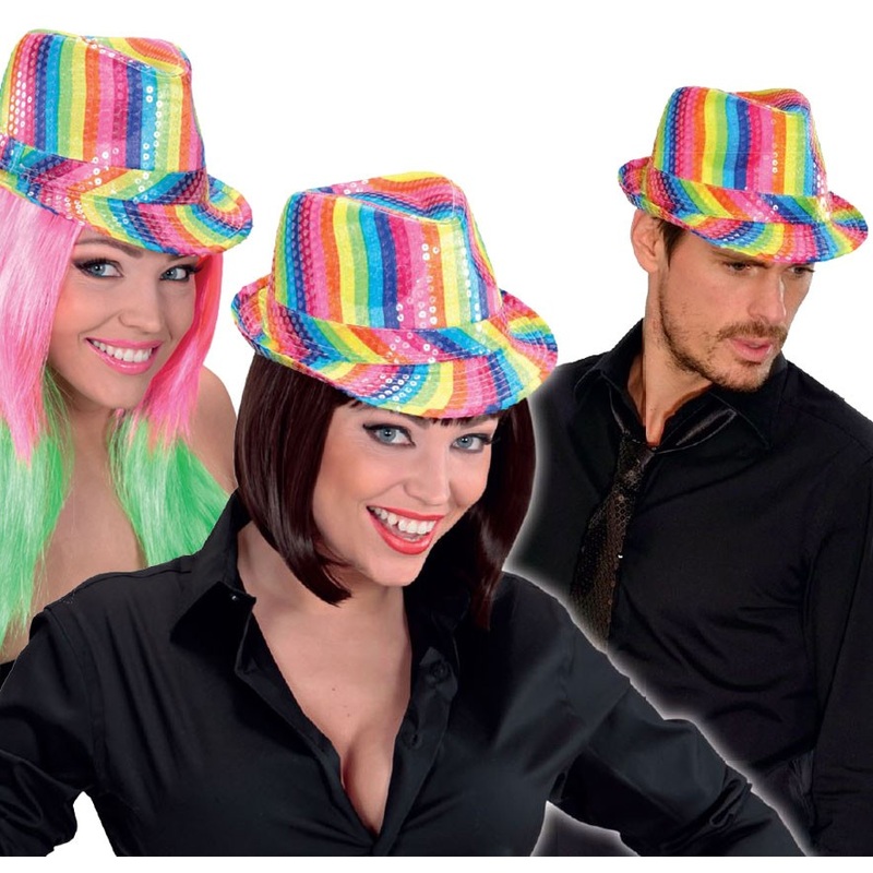 Rainbow party hat for adults