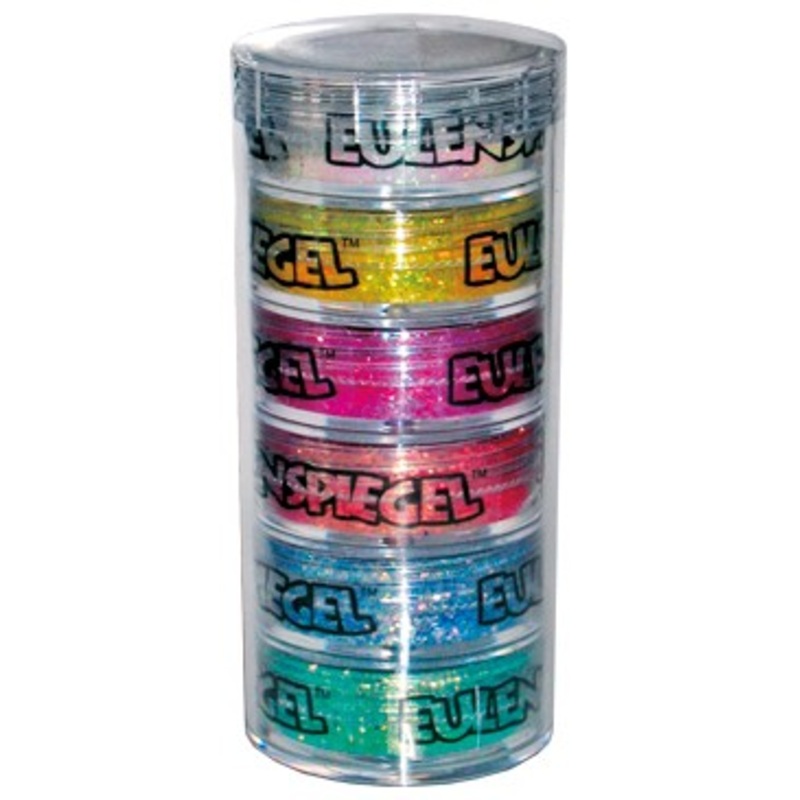 Scattered glitter glamor set 6 x 6g