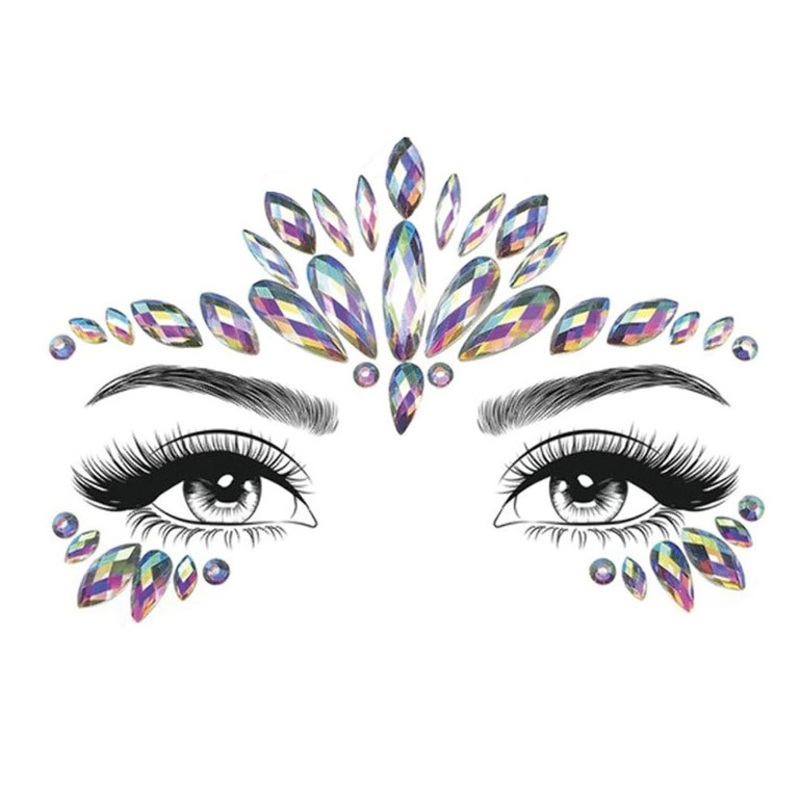 Self-adhesive gemstones Ice Queen