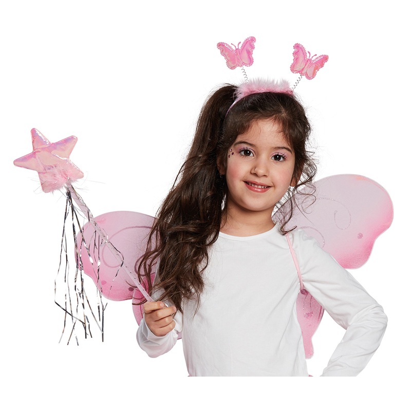 3-piece LED butterfly fairy set