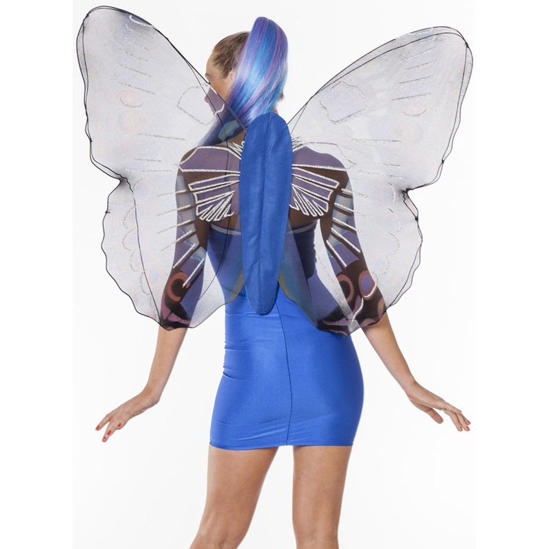 Butterfly fairies wings blue