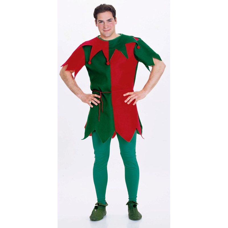 Christmas elf tunic men's costume