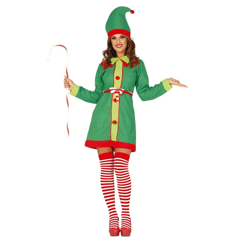 Christmas elf woman in ladies costume 36-38