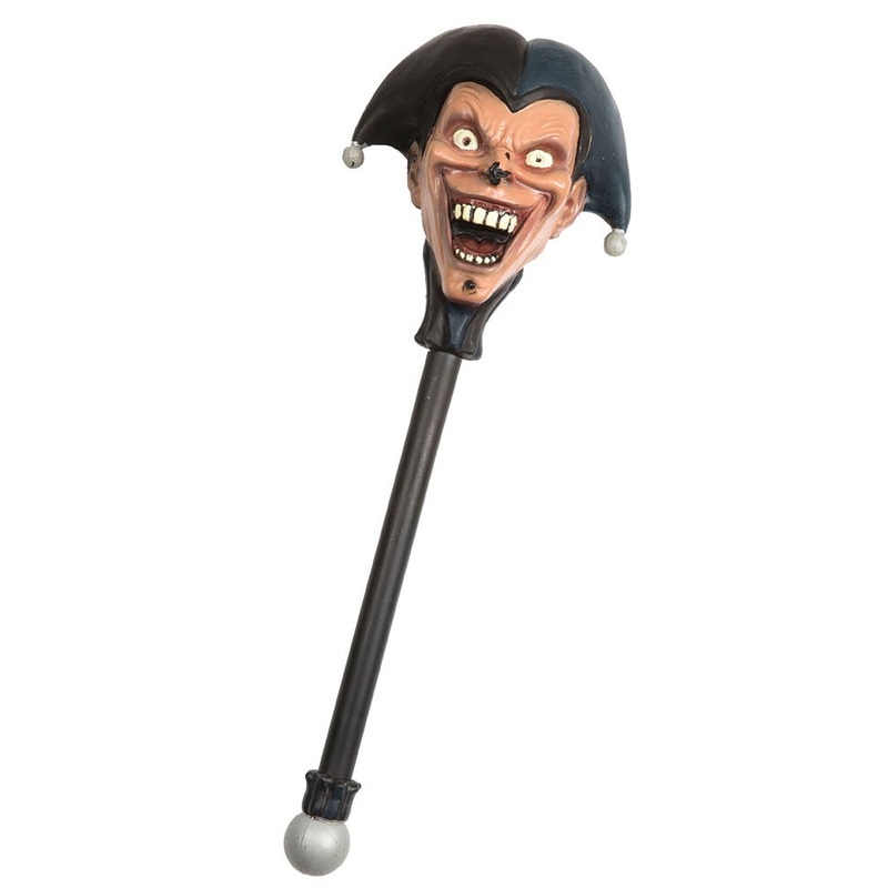 Creepy jester scepter