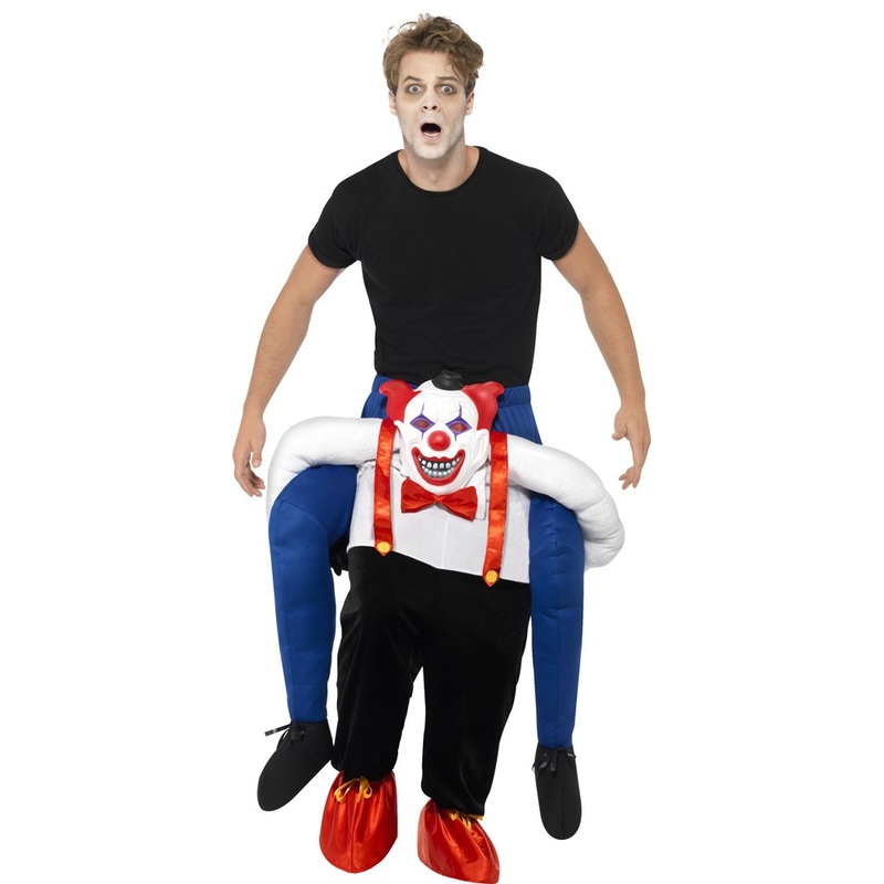 Dangerous clown piggyback costume