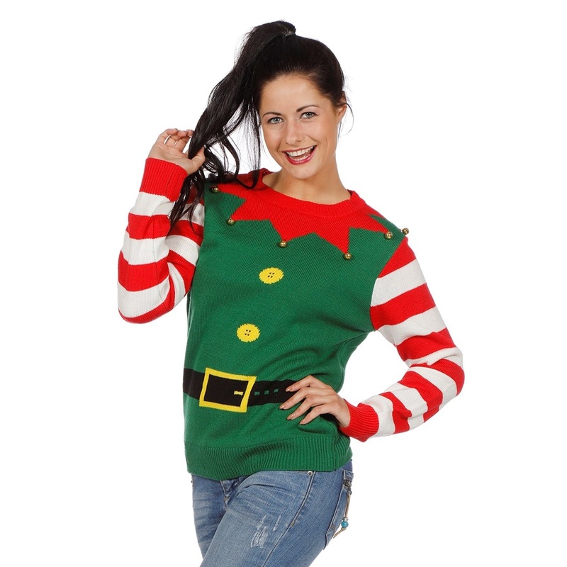 Elf Helper Christmas Jumper S