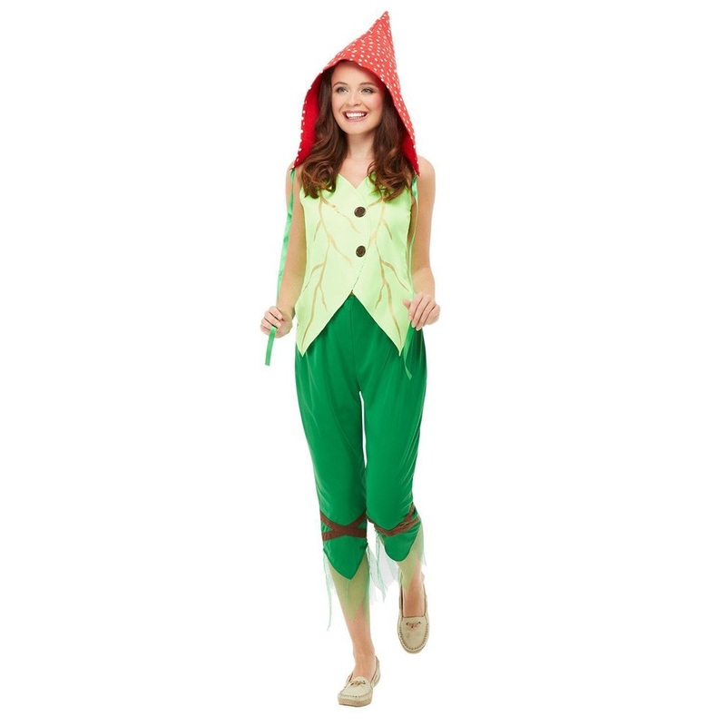 Forest mushroom elf costume for women S