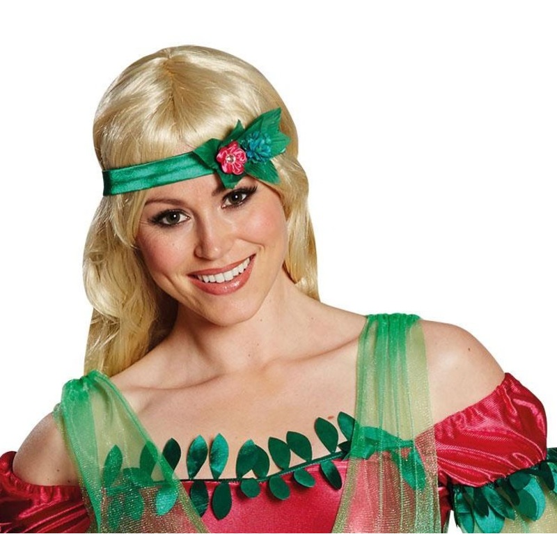 Green forest headband