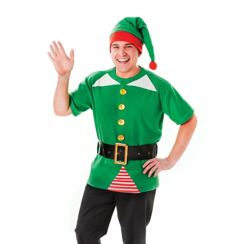 Green twinkie unisex elf costume