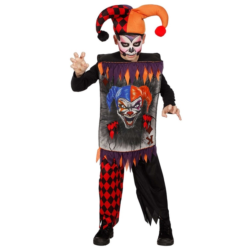 Hell's Harlequin Child Costume 128