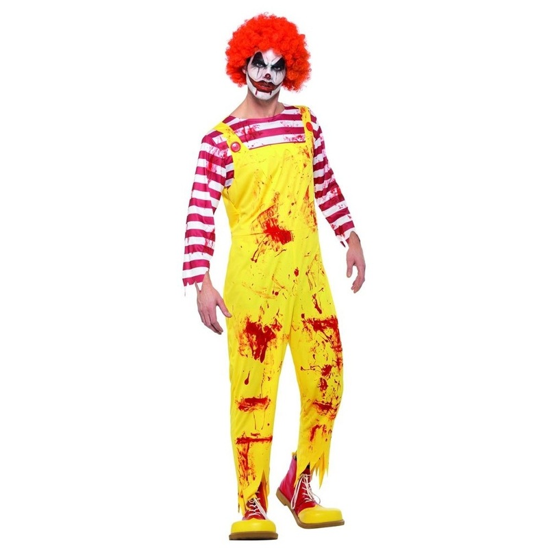 Horror clown Donald costume for men M