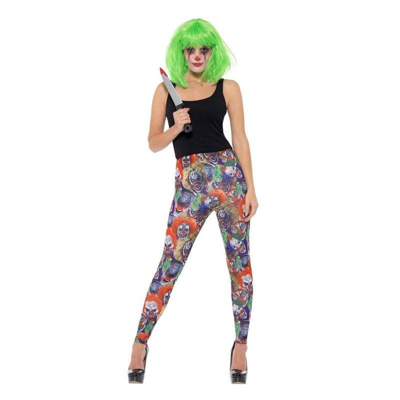 Horror clown leggings for women XS