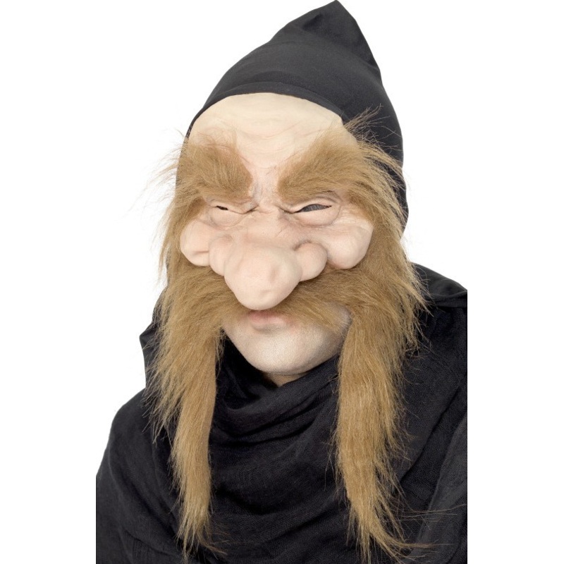 Horror dwarf mask Freddy with hood
