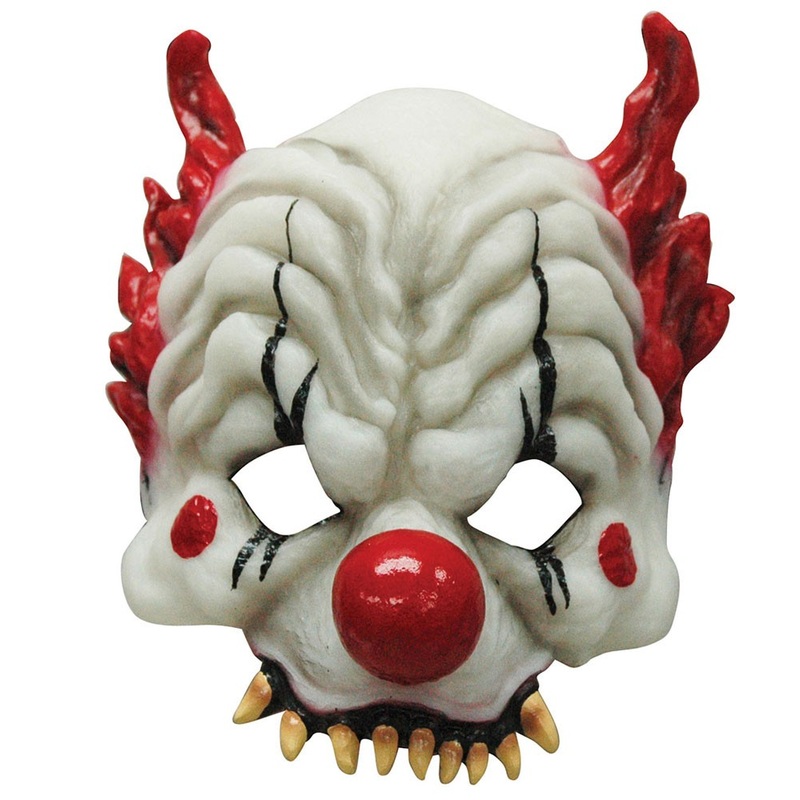 Luminous monster clown mask