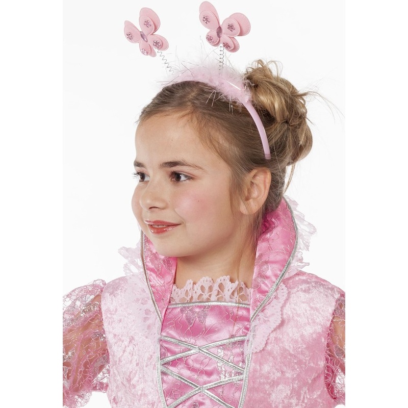 Magical butterfly headband pink