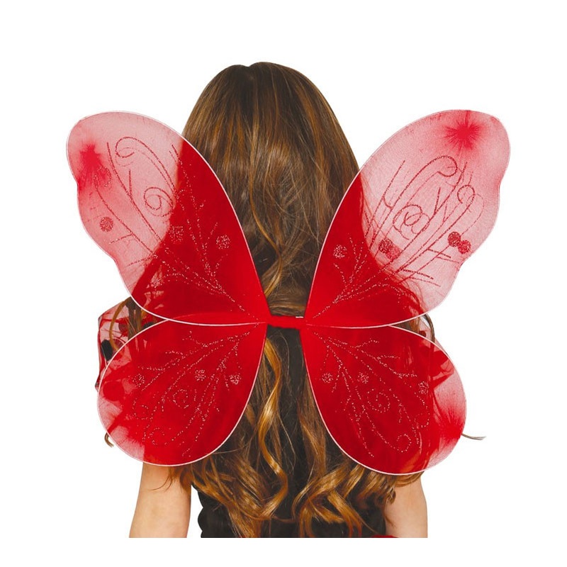 Magical fairytale wings red 44 x 35cm