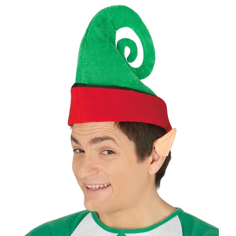 Morthil elf hat in green and red