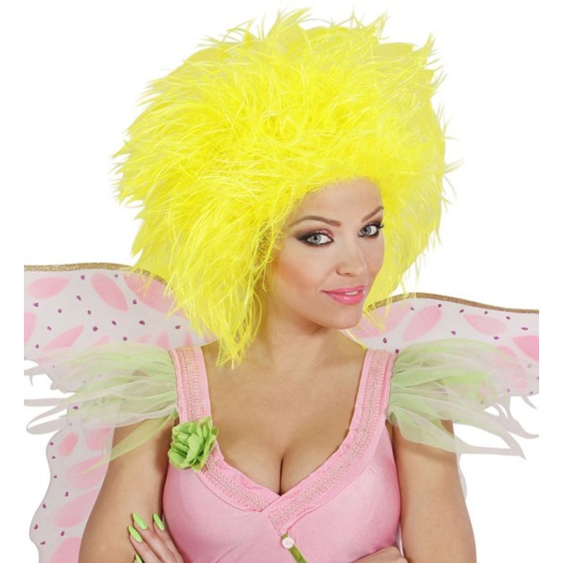 Neon-yellow fairies wig