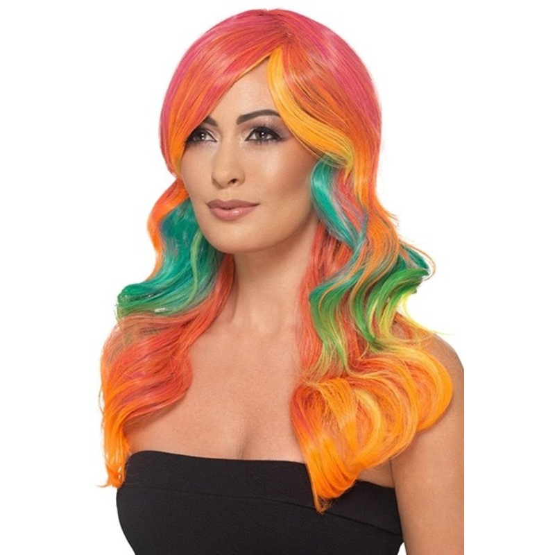 Ombre ladies wig pumpkin