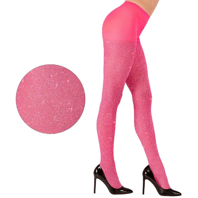 Pink glittering tights Chiara 40 DEN