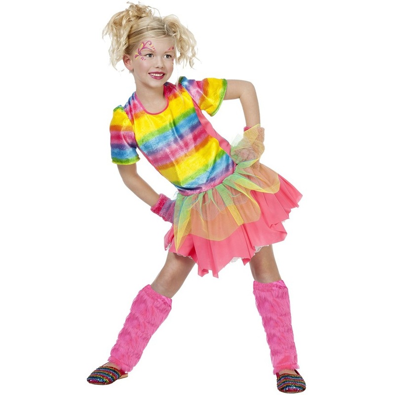 Rainbow dancer child costume 104