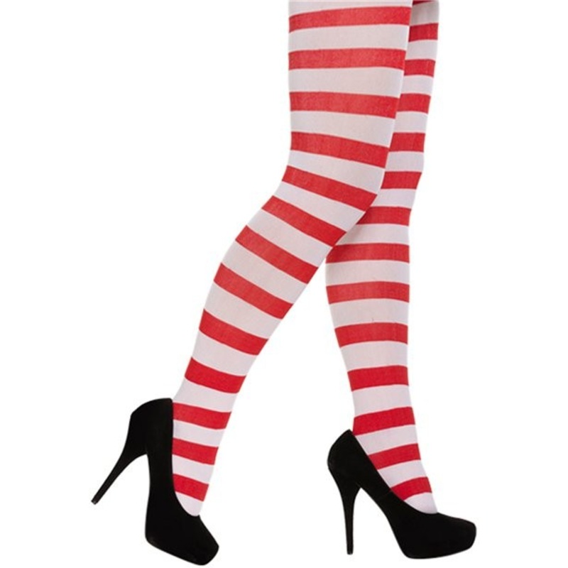 Striped Christmas tights